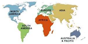 world map