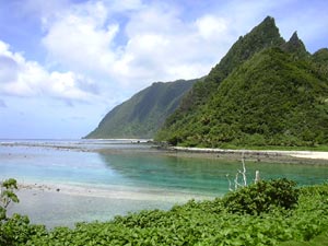 Ofu, Manu'a, American Samoa seen from Olosega - Photographer: Eric Guinther