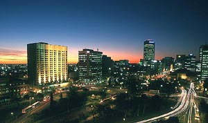 Adelaide skyline, South Australia, Australia