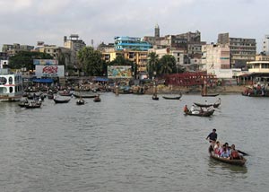 Sadarghat port in Dhaka, Bangladesh - Photographer: Michael Reeve