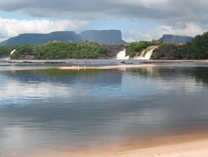 Canaima Lake in Venezuela